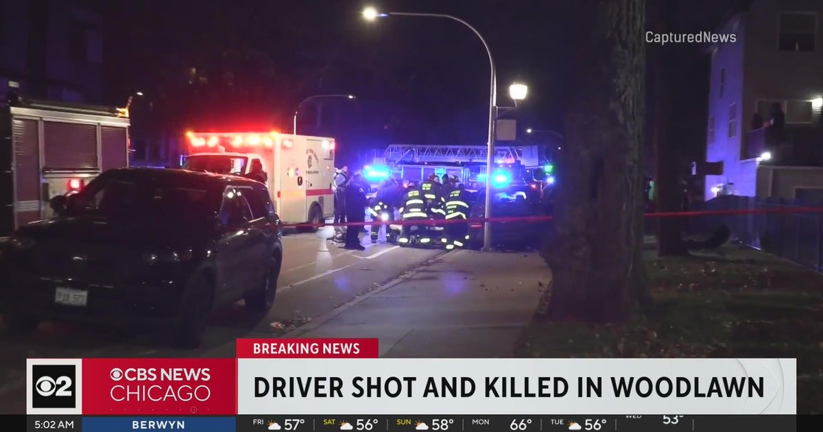 Man shot and killed while driving in Chicago - CBS Chicago