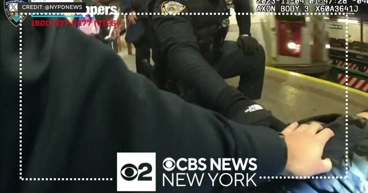 NYPD releases video of officers rescuing man from subway tracks - CBS ...