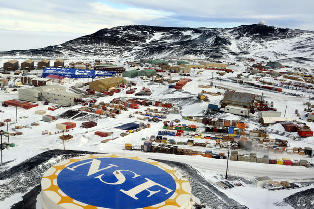 McMurdo Station, a United States Antarctic research station.