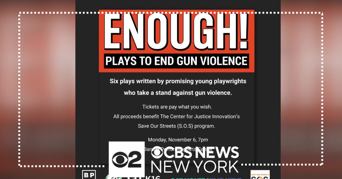Students to perform plays aimed at ending gun violence - CBS New York