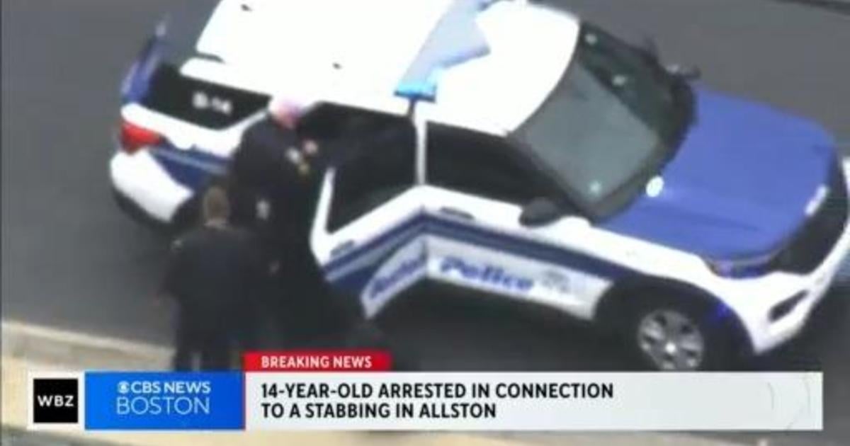 14-year-old arrested after stabbing in Allston - CBS Boston