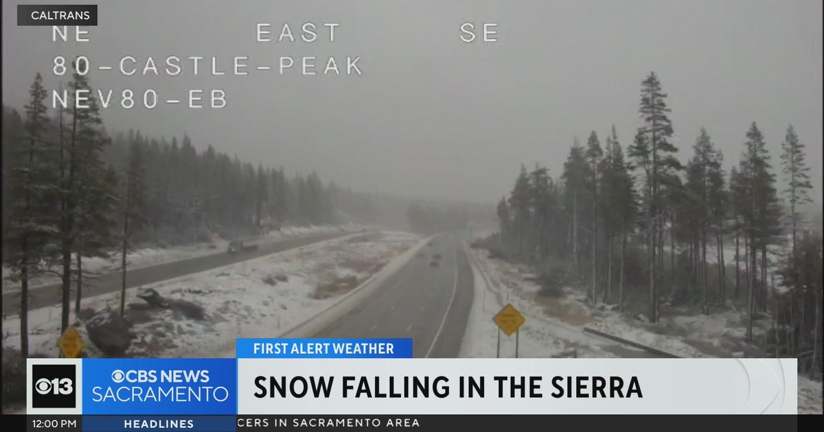 Snow returns to the Sierra Nevada