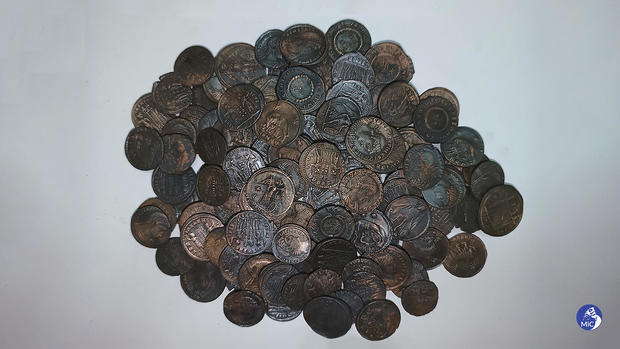 Italy Undersea Ancient Coins 