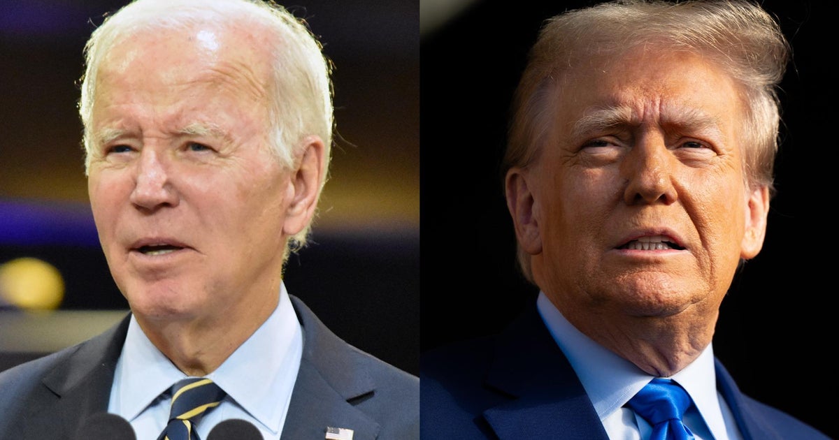 Biden trails Trump in possible 2024 rematch, CBS News poll finds - CBS News