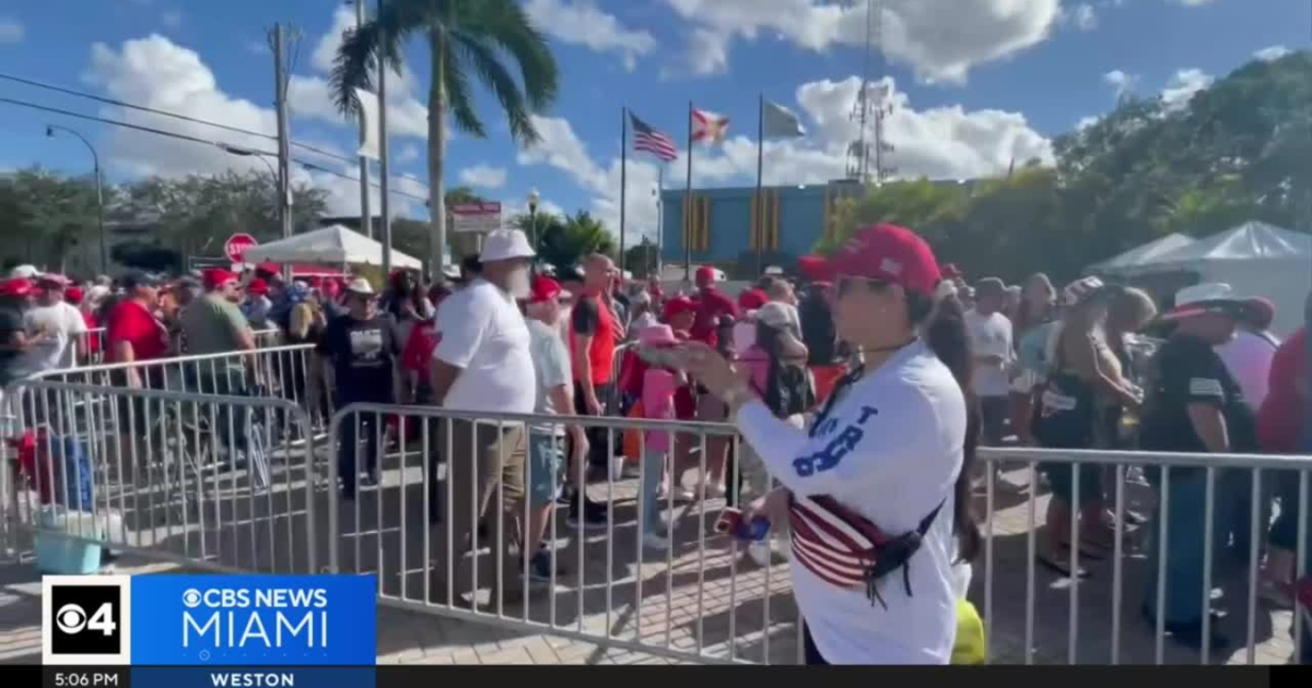 Trump supporters are lining up for his Miami rally at Ted Hendricks Stadium. This is what to anticipate