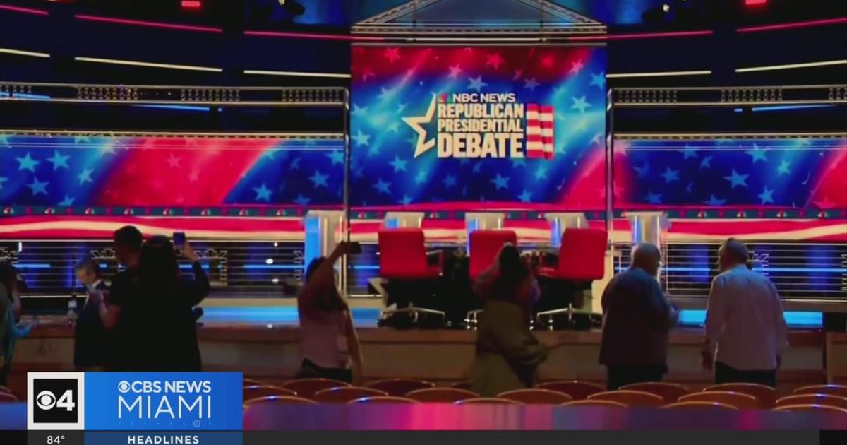 Stage is established for Republican Presidential Debate in Miami