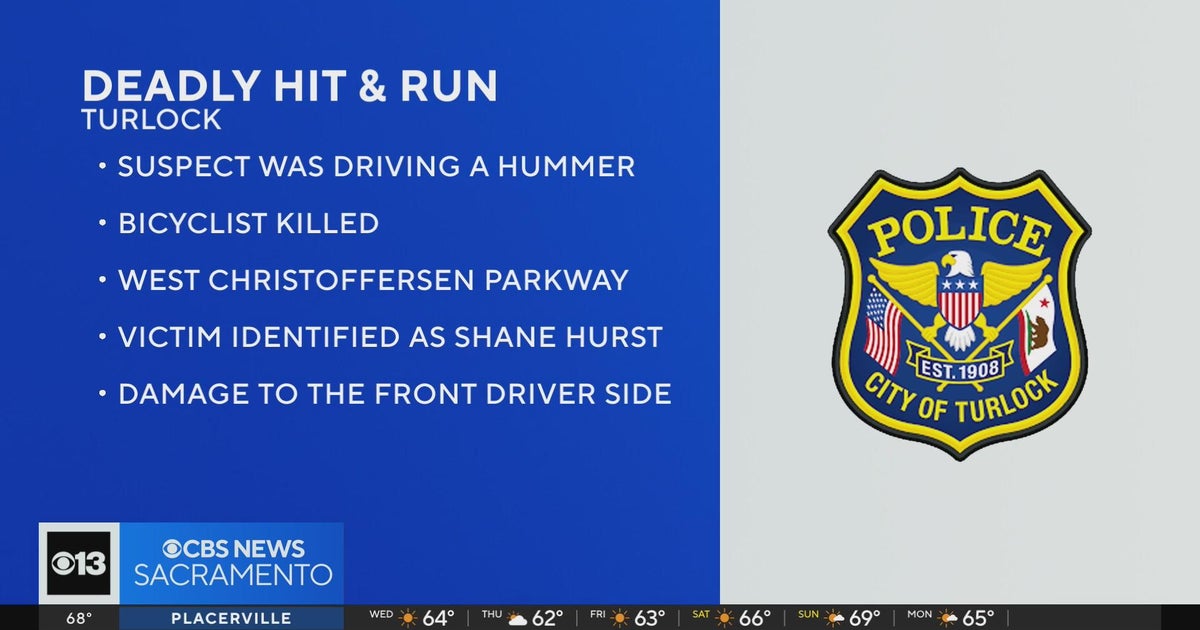 Driver sought after deadly hit-and-run in Turlock