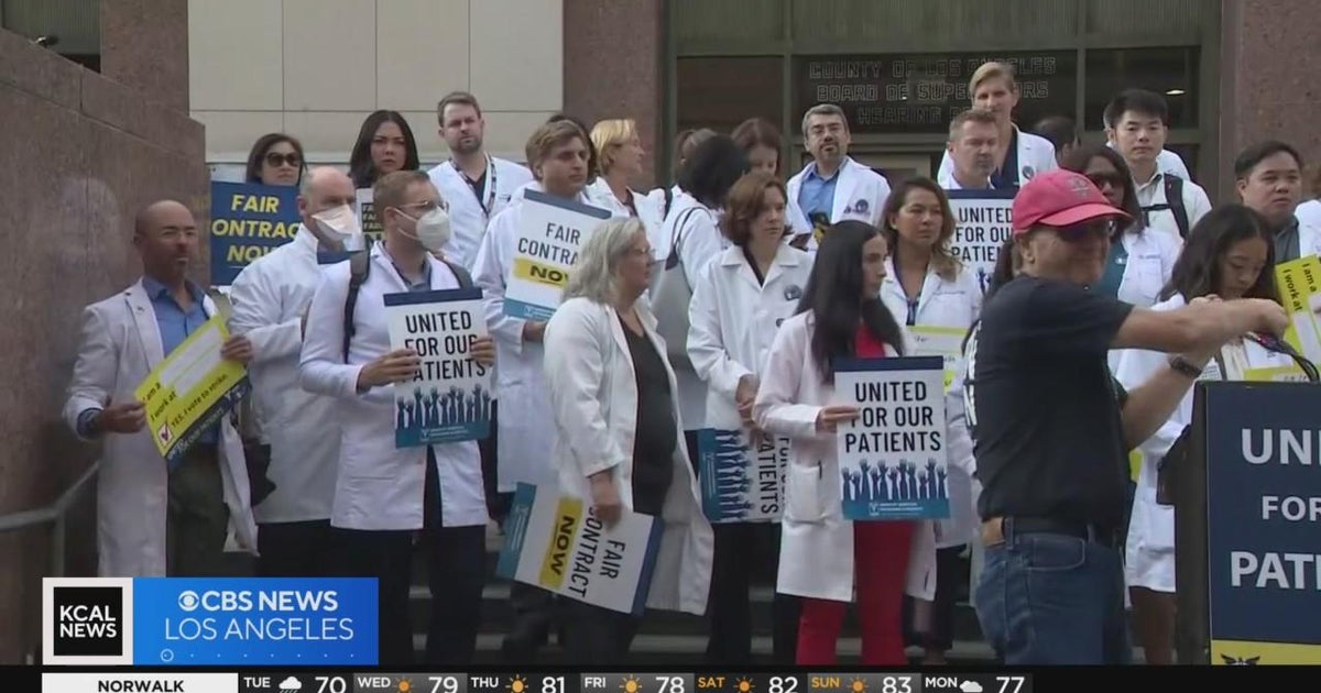LA County doctors contemplate strike - CBS Los Angeles