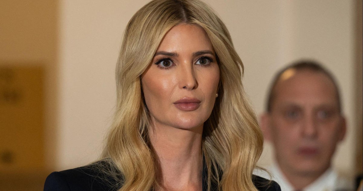 Ivanka Trump testifying, her expression firm and resolute