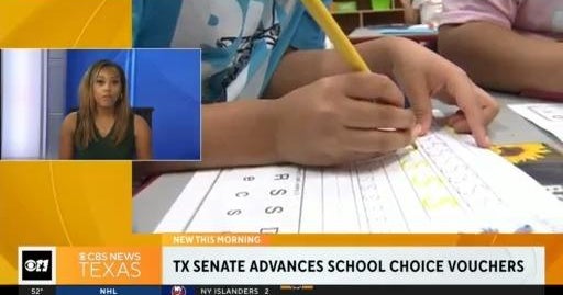 Texas Senate advances school choice vouchers - CBS Texas