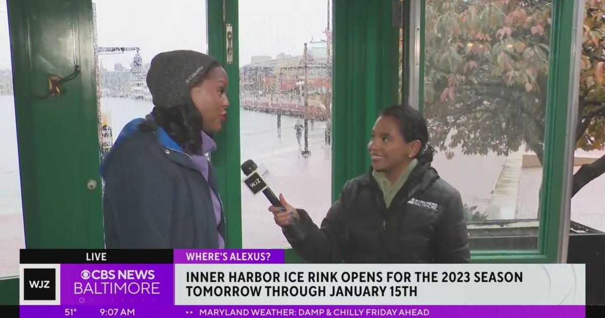 Where's Alexus? Getting a first look at this season's Inner Harbor Ice ...