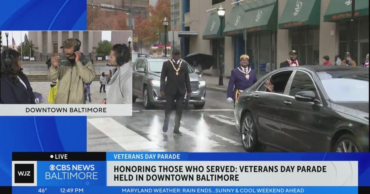 Maryland Gov. Wes Moore talks about Veterans Day with WJZ anchors - CBS ...