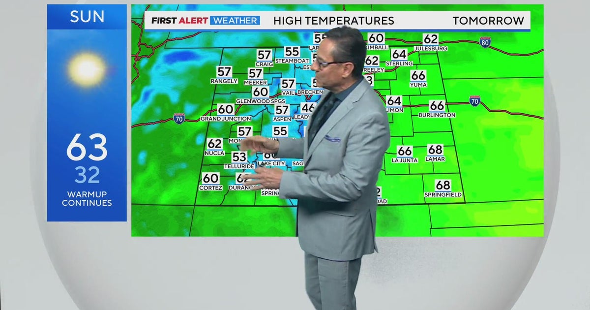 Prolonged warming trend before next cold front - CBS Colorado