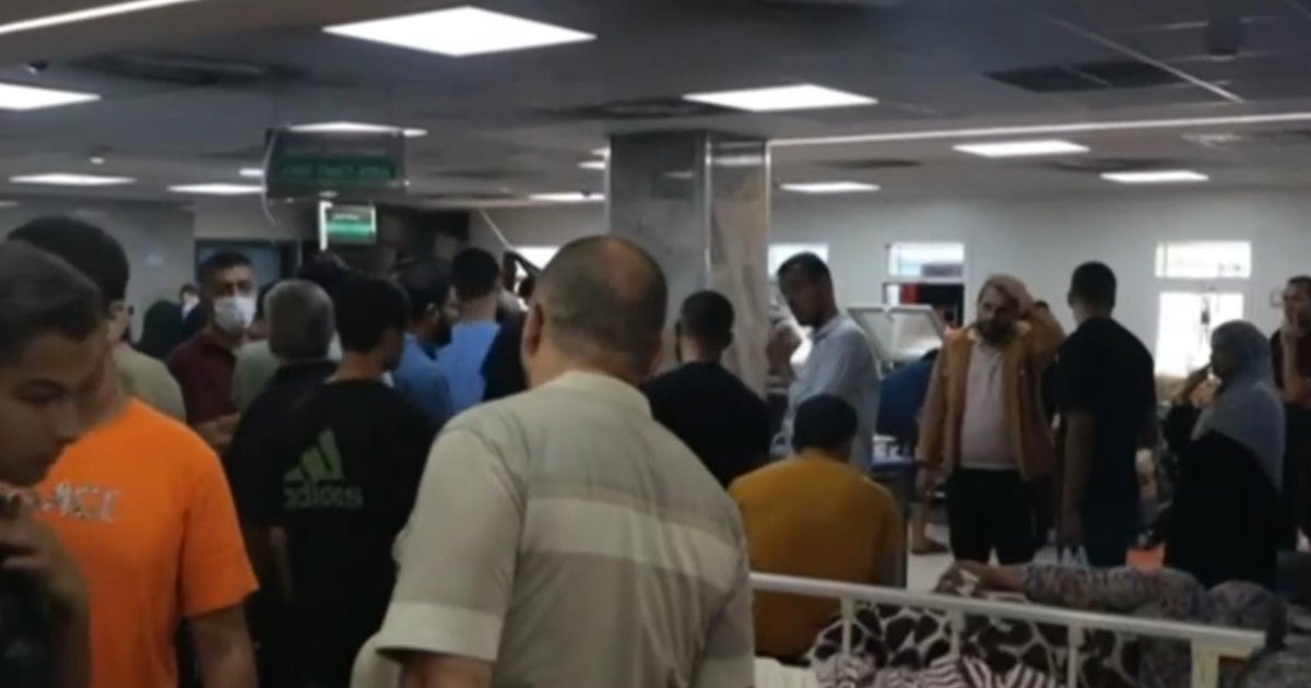 Situation at Gaza's largest hospital 