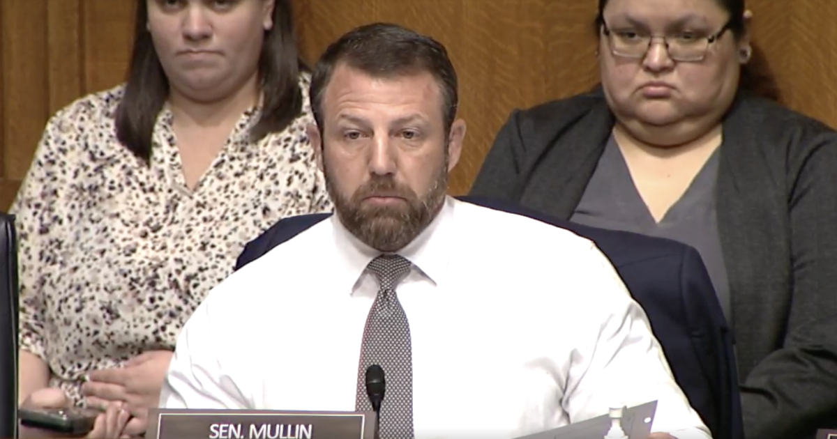 GOP Sen. Markwayne Mullin challenges Teamsters president Sean O’Brien to fight at Senate hearing