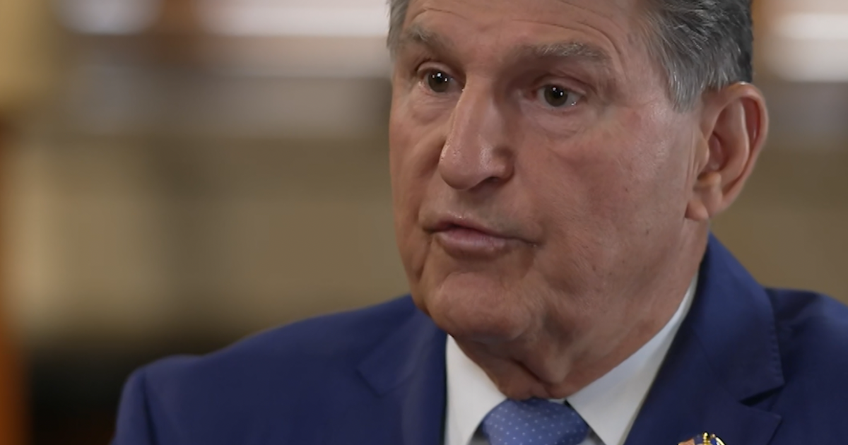 Manchin says there is "plenty of time" to decide whether he'll make a third-party bid for president