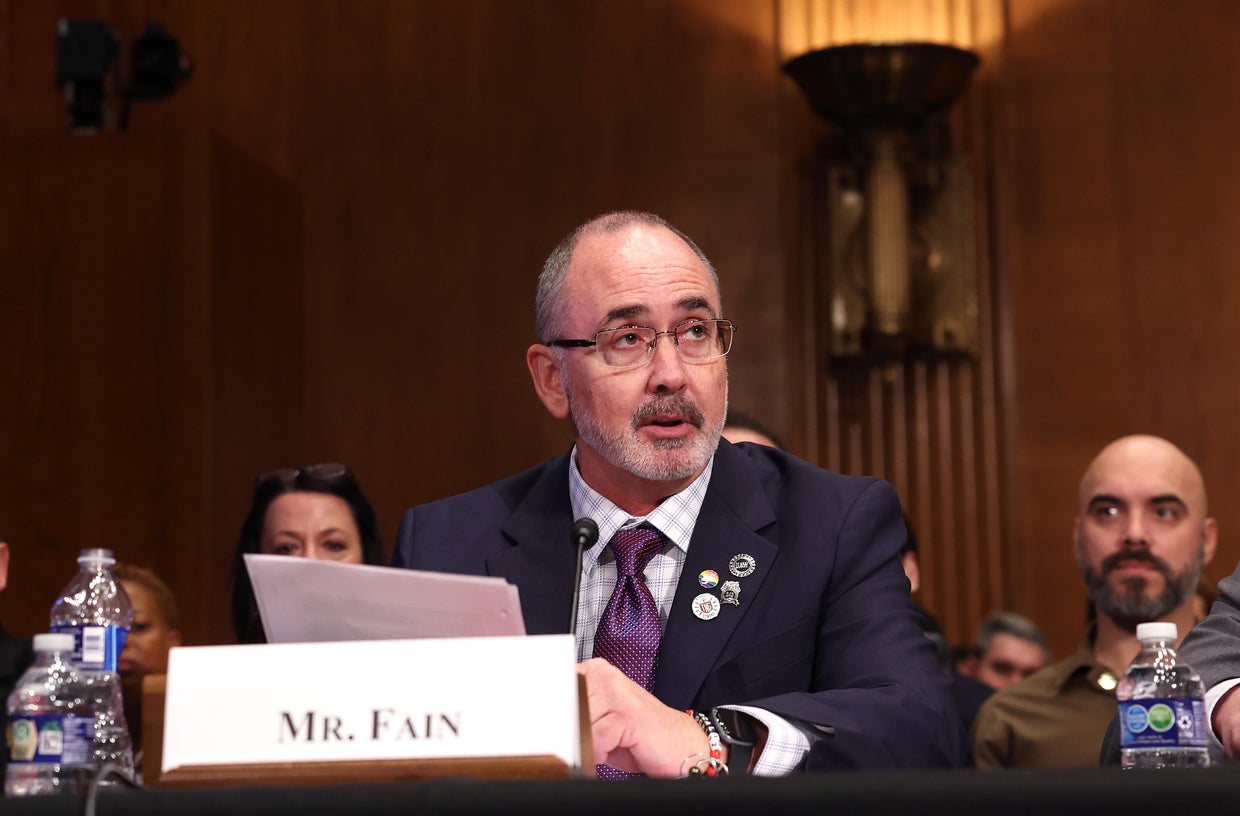 UAW President Shawn Fain Testifies In Senate Hearing 