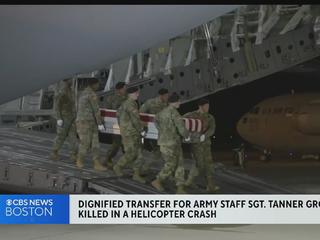 Tanner Grone, US Army soldier killed in helicopter crash, honored with  funeral in New Hampshire - CBS Boston