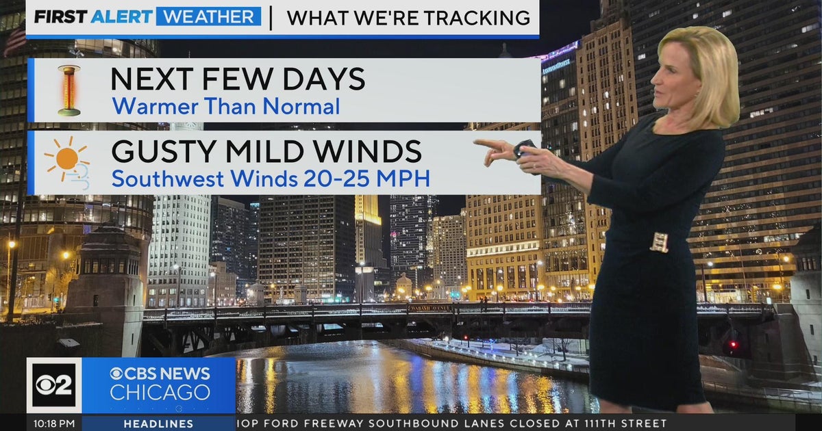 Chicago First Alert Weather: Warmer than normal next few days - CBS Chicago