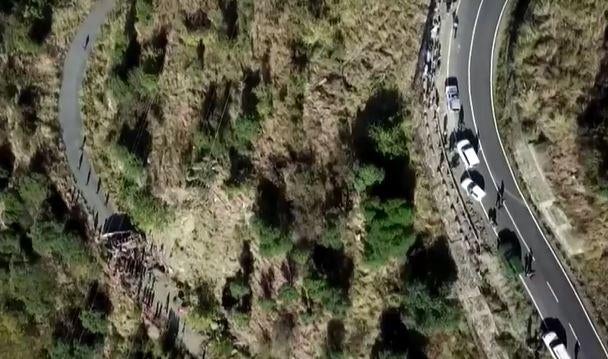 India bus crash kills almost 40 as passengers plunged 600 feet down gorge in country's mountainous north