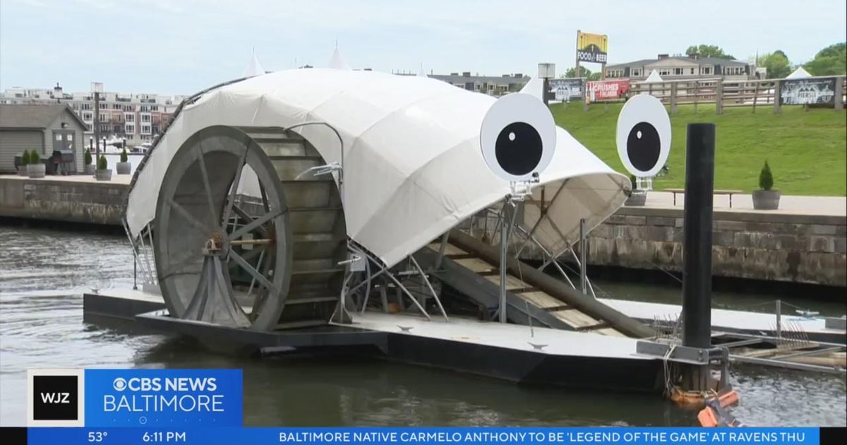 Mr. Trash Wheel becomes a movie star - CBS Baltimore