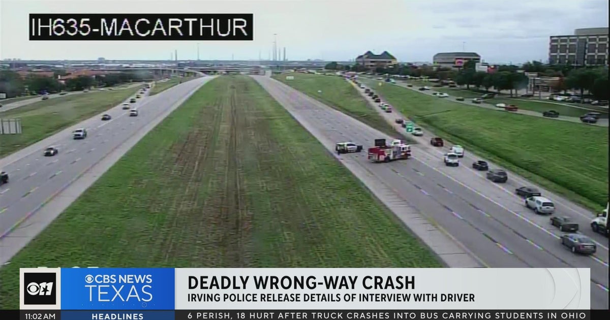 Police believe deadly wrong way crash was intentional - CBS Texas