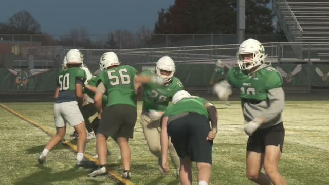 edina football team practicing 