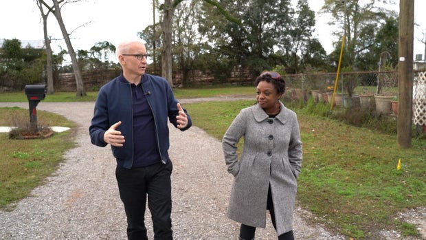 Anderson Cooper and Joycelyn Davis