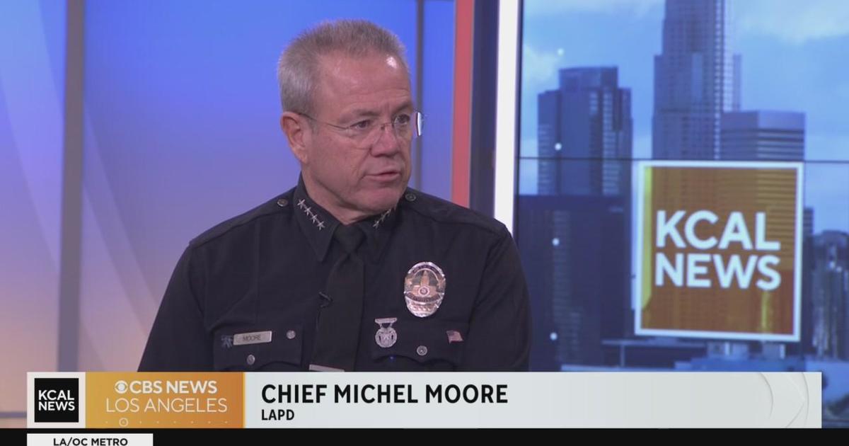 LAPD Chief Michel Moore Talks About How 10 Freeway Closure Is Impacting ...