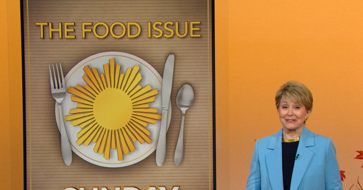 This week on "Sunday Morning": The Food Issue (November 19)