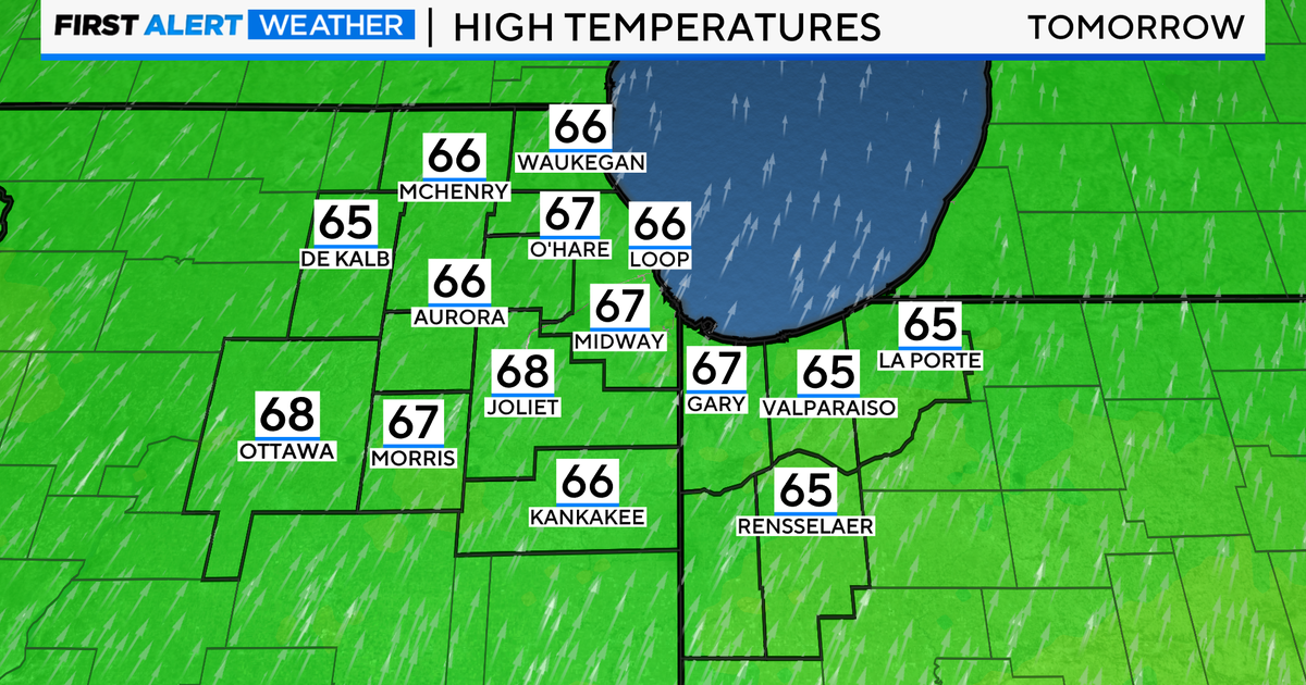 Chicago First Alert Weather: Cold front for Friday - CBS Chicago