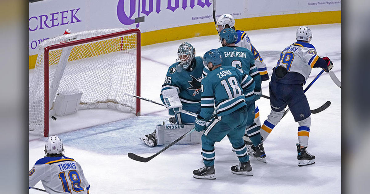 Blues shut out Sharks in Game 2 to even series
