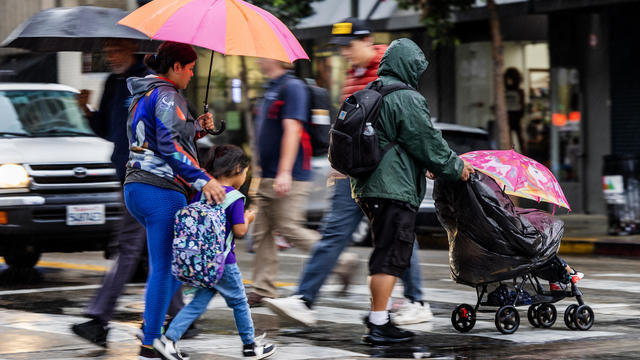 Rain in Los Angeles, CA 