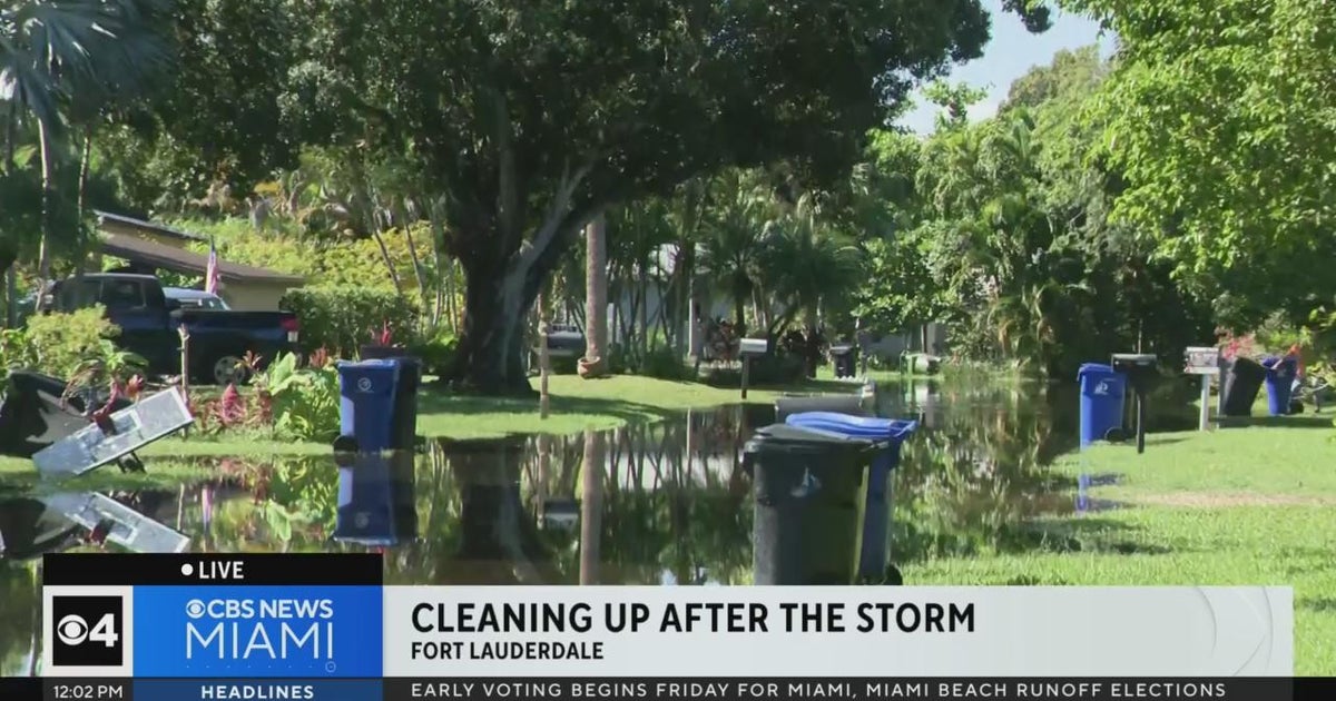 Fort Lauderdale’s Edgewood community draining bit by bit after days of rain