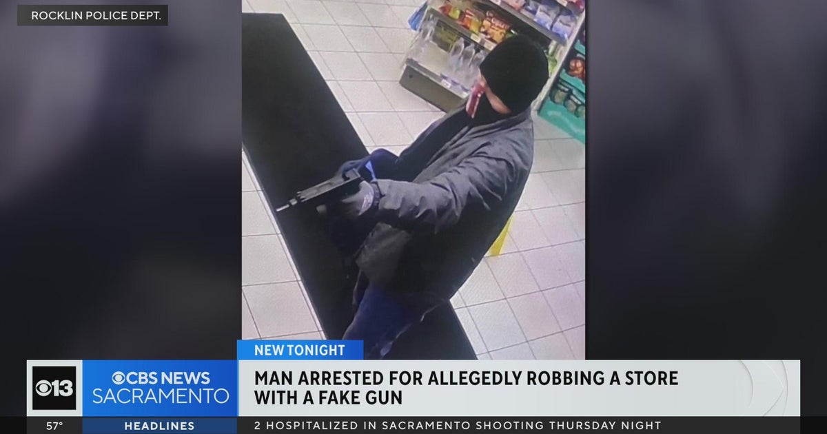 Man arrested for allegedly robbing Rocklin store with fake gun