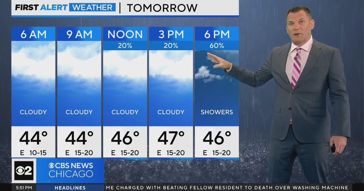 Chicago First Alert Weather: Cloudy start to the week - CBS Chicago