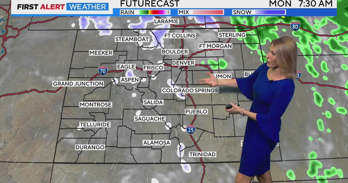 Mountain Snow, Rain and Wind for Denver Metro Ahead - CBS Colorado