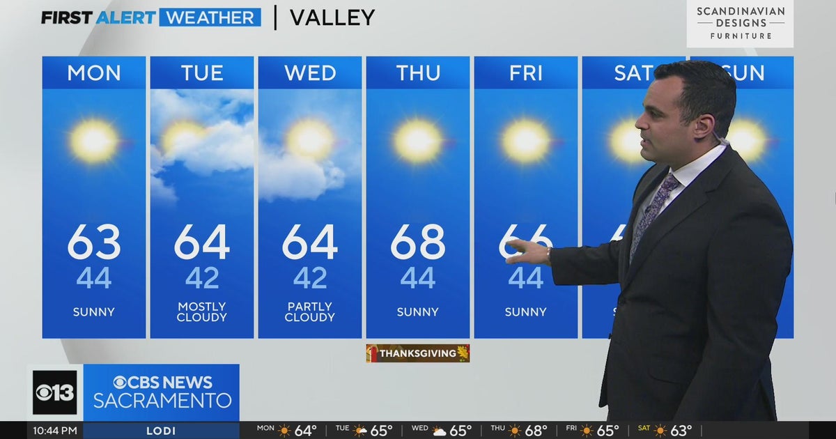Sunday night weather forecast - Nov. 19, 2023