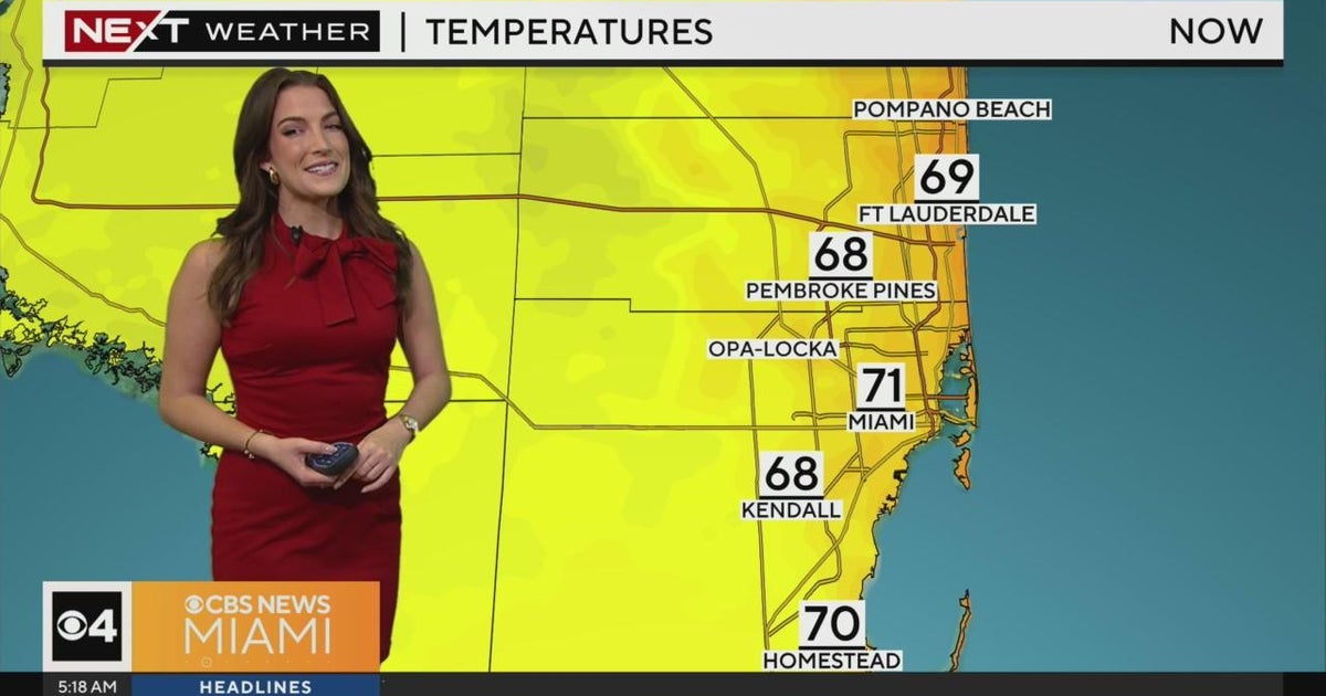 Miami Weather for Monday 11/20/2023 5AM - CBS Miami