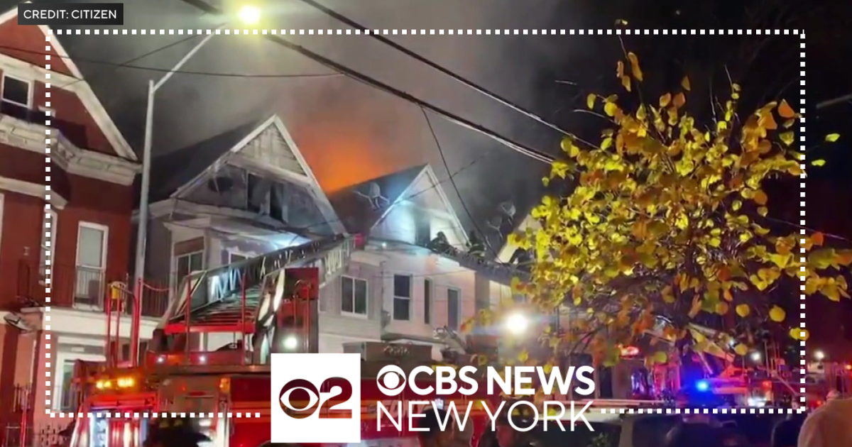 Man, 57, killed when fire rips through 2 Bronx homes - CBS New York