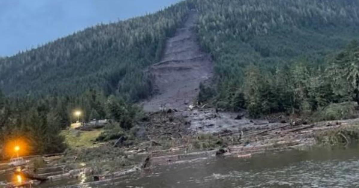 Girl dead, 5 missing after landslide hits remote Alaskan town