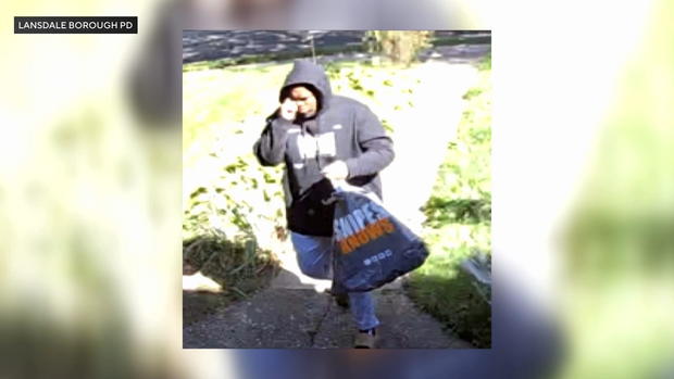 Lansdale Borough Police Department released a photo of a porch pirate caught on a neighbor's camera 