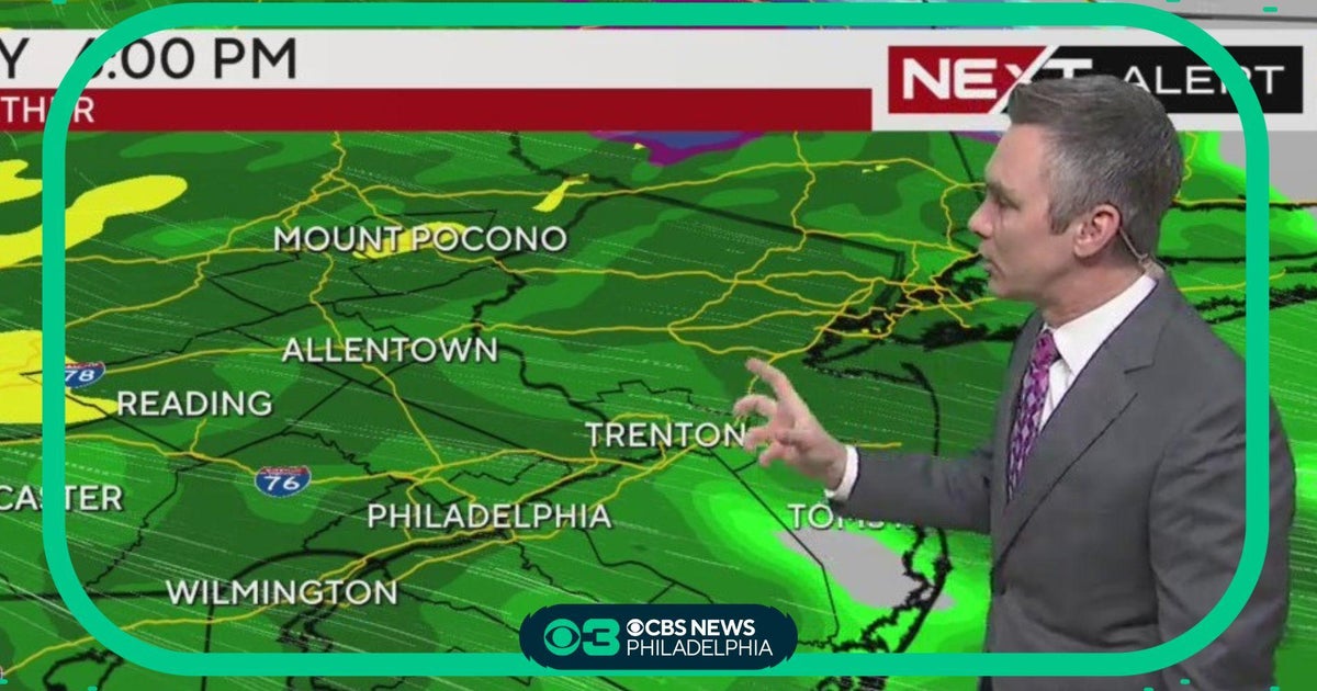 NEXT Weather: Rainy Tuesday - CBS Philadelphia