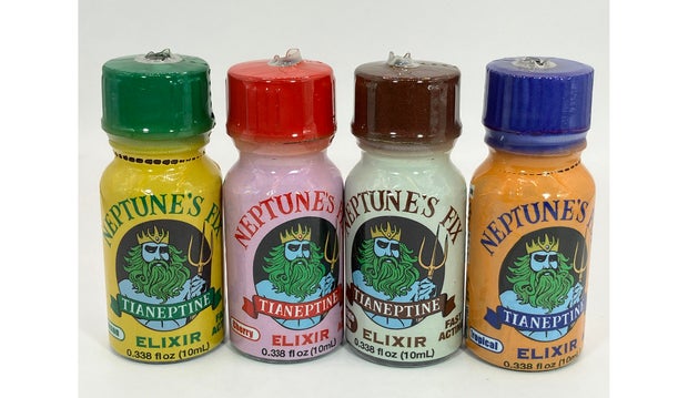 Bottles of Neptune's Fix, which the FDA is investigating for illegal substances