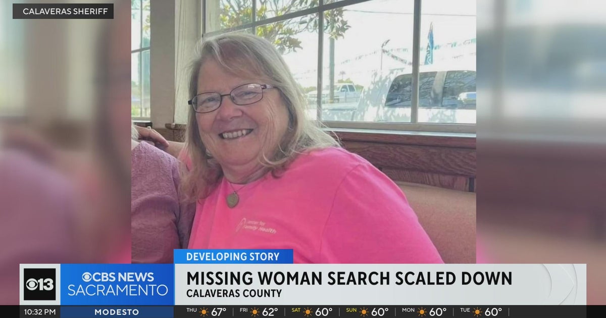 Search for missing hiker in Calaveras County scaled down