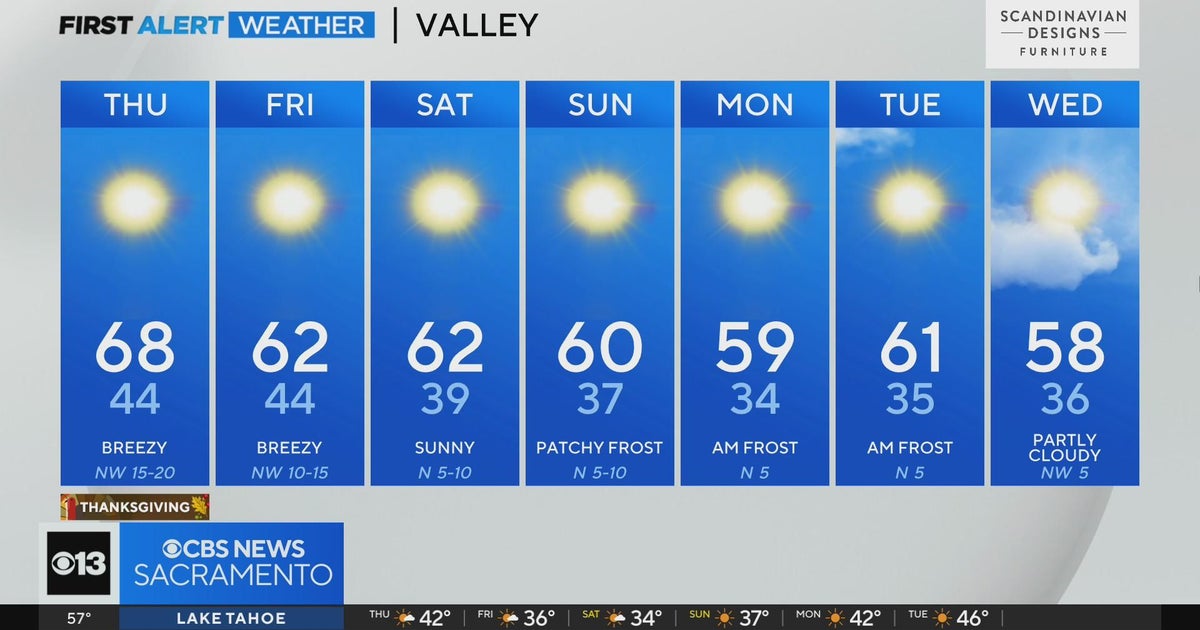 Wednesday evening weather forecast - Nov. 22, 2023
