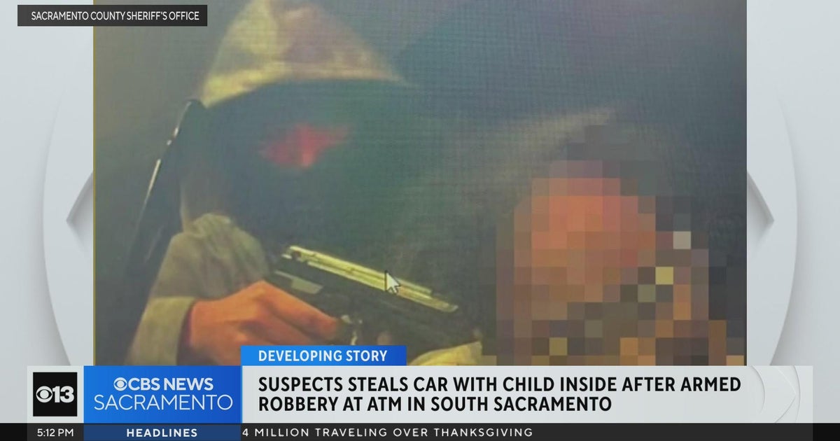 Search underway for suspect who stole car with child inside in South Sacramento