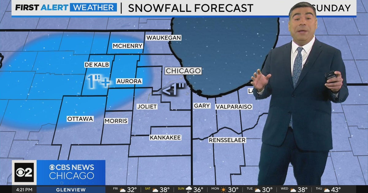 Chicago First Alert Weather: Cold temps, and some snow on the way - CBS ...