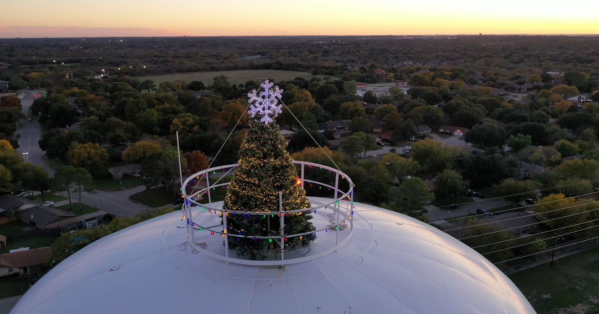 The Pantego tower tree is a Christmas tradition unlike any other CBS