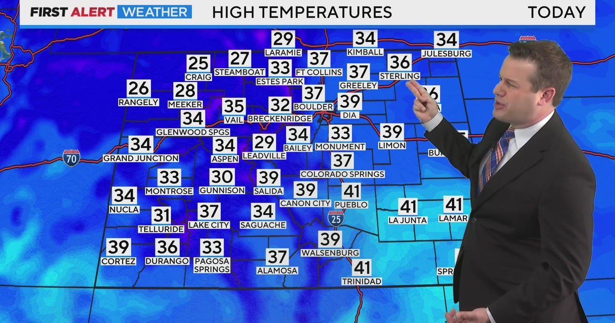 Brighter and eventually warmer weather on the way for Colorado - CBS ...